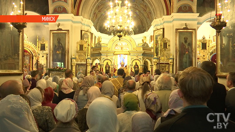 В Минске прошло празднование в честь перенесения мощей благоверного князя Александра Невского-1