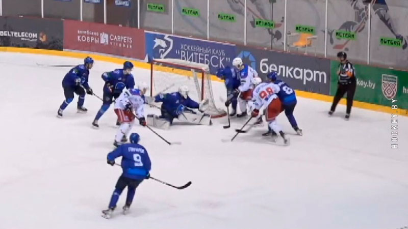 «Витебск» вышел на первое место в ЧБ по хоккею