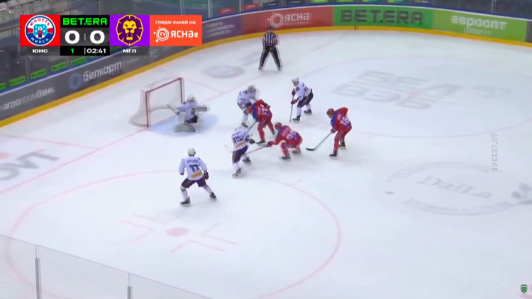 Результаты прошедшего игрового дня чемпионата Беларуси по хоккею в экстралиге