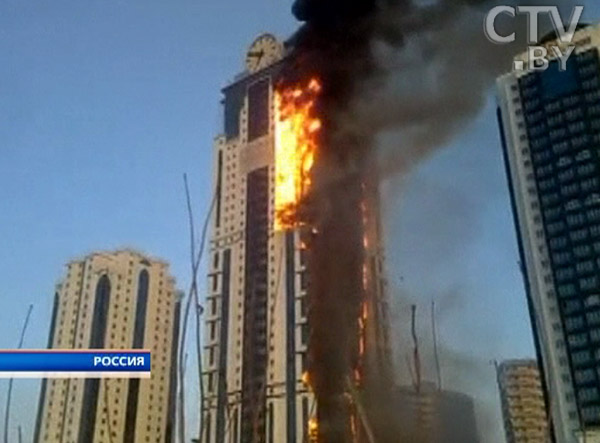 При пожаре небоскреба в Чечне чуть не пострадала квартира Жерара Депардье При пожаре небоскреба в Чечне чуть не пострадала квартира Жерара Депардье