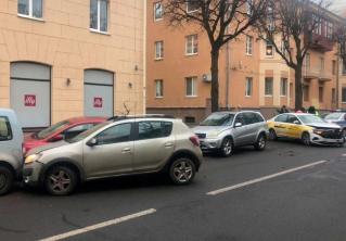 Четыре автомобиля столкнулись в Минске на Киселёва