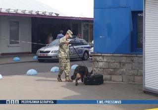 Бесхозный чемодан был найден возле Комаровского рынка в Минске