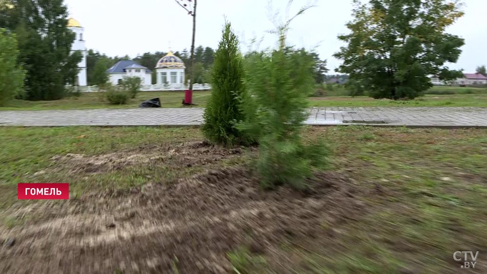 «Чтобы показать всем, что мы одна семья». В Гомеле в честь Дня народного единства заложили сквер-1