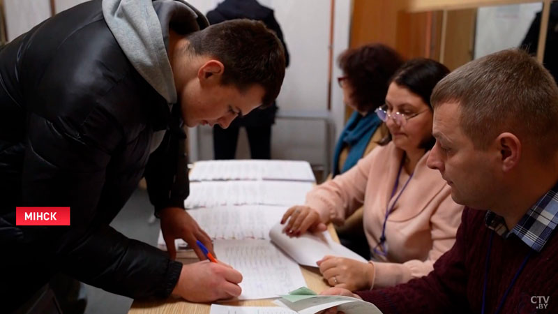 Першы дзень галасавання прадэманстраваў палітычную актыўнасць моладзі – ЦВК-1