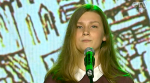 Выступленне Дар’і Раўтовіч на конкурсе «Жывая класіка»