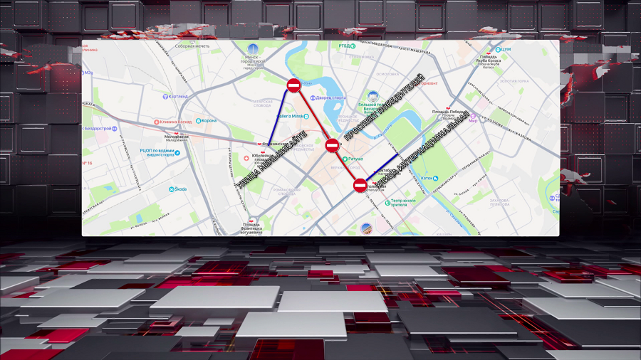 Проспект Победителей в Минске могут перекрыть в новогоднюю ночь. Показываем схему движения Проспект Победителей в Минске могут перекрыть в новогоднюю ночь. Показываем схему движения