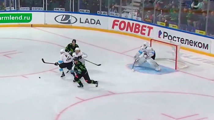 Хоккеисты минского «Динамо» уступили «Салавату Юлаеву» в матче КХЛ