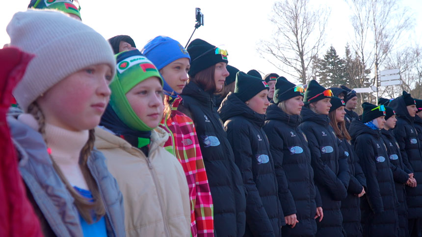 В парке 900-летия Минска проходит «Чижовская лыжня»