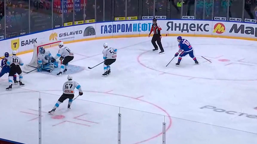 Минское «Динамо» уступило СКА из Санкт-Петербурга в матче чемпионата КХЛ