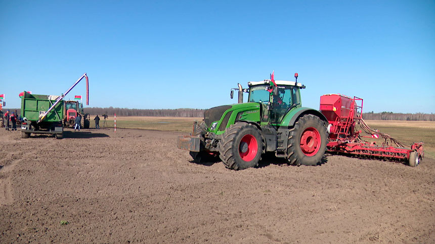 В Минской области стартовала посевная кампания