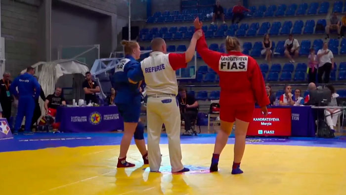 Белорусы завоевали шесть наград на старте чемпионата Европы по самбо