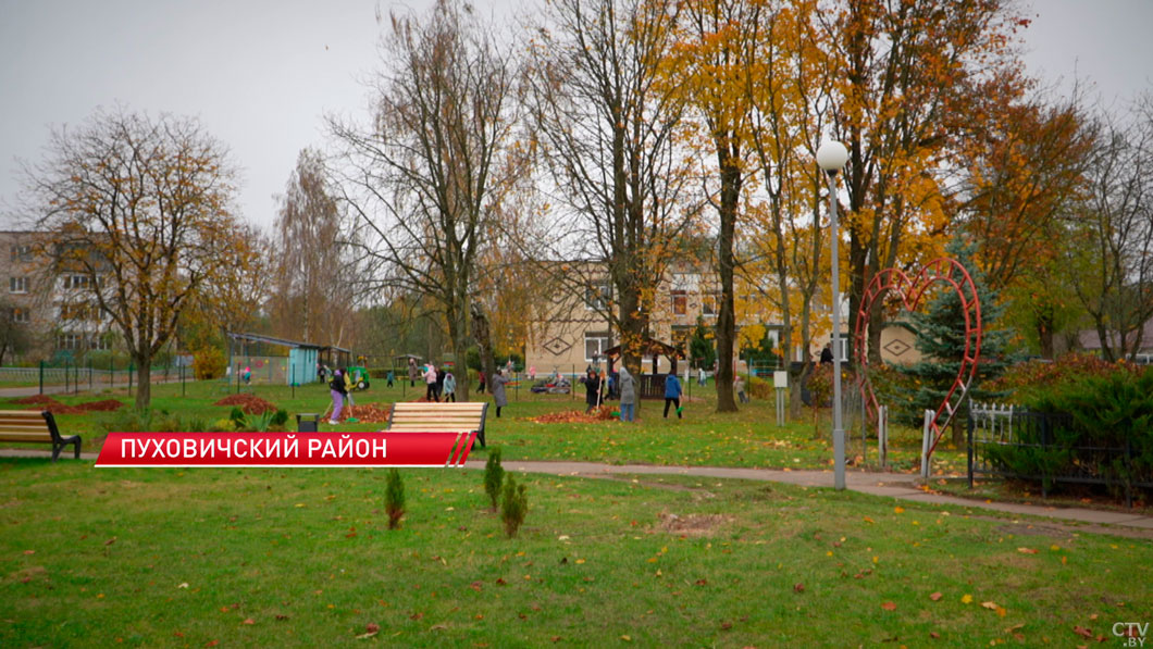 В агрогородке Блонь Пуховичского района провели масштабное благоустройство-2