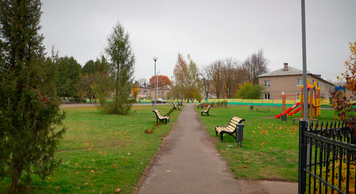 В агрогородке Блонь Пуховичского района провели масштабное благоустройство
