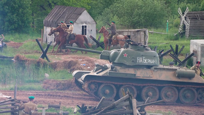 На «Линии Сталина» воссоздали события операции «Багратион» с участием пограничников