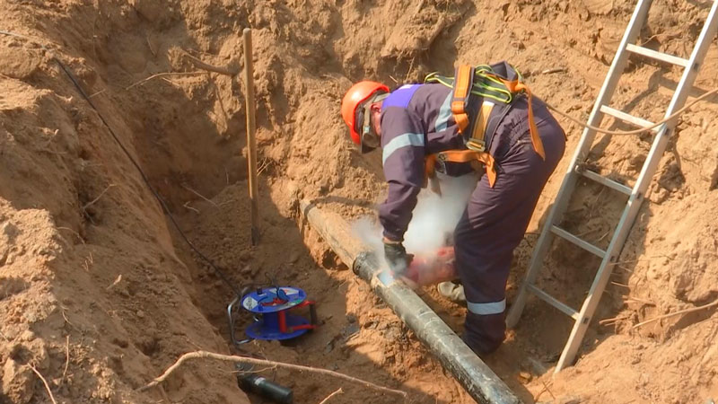 В Витебске прорвало газопровод. Эвакуировано более 40 человек, в том числе 25 детей