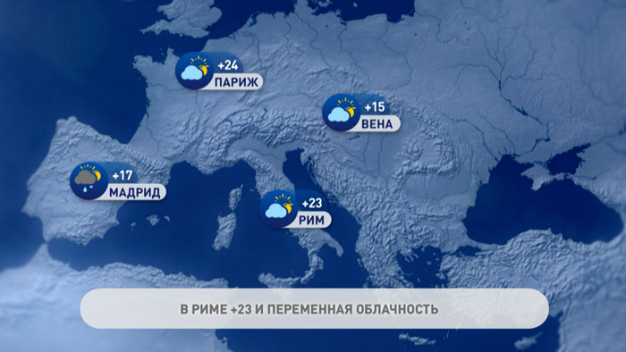 В Москве +10, дождь, в Афинах – 24 градуса тепла. Прогноз погоды в Европе на неделю
