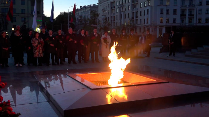 Более 600 участников присоединились к республиканской акции «1418 шагов к Победе!» в Минске