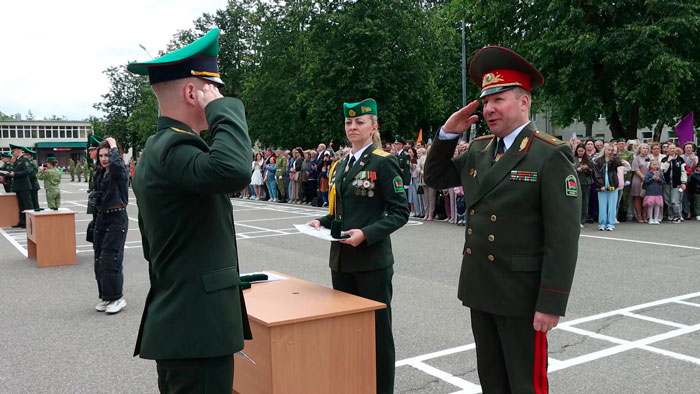 В Институте пограничной службы состоялся торжественный выпуск нового пополнения защитников рубежей