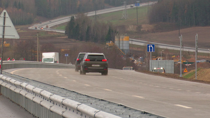 В Беларуси открыли отремонтированный участок автомобильной дороги М3