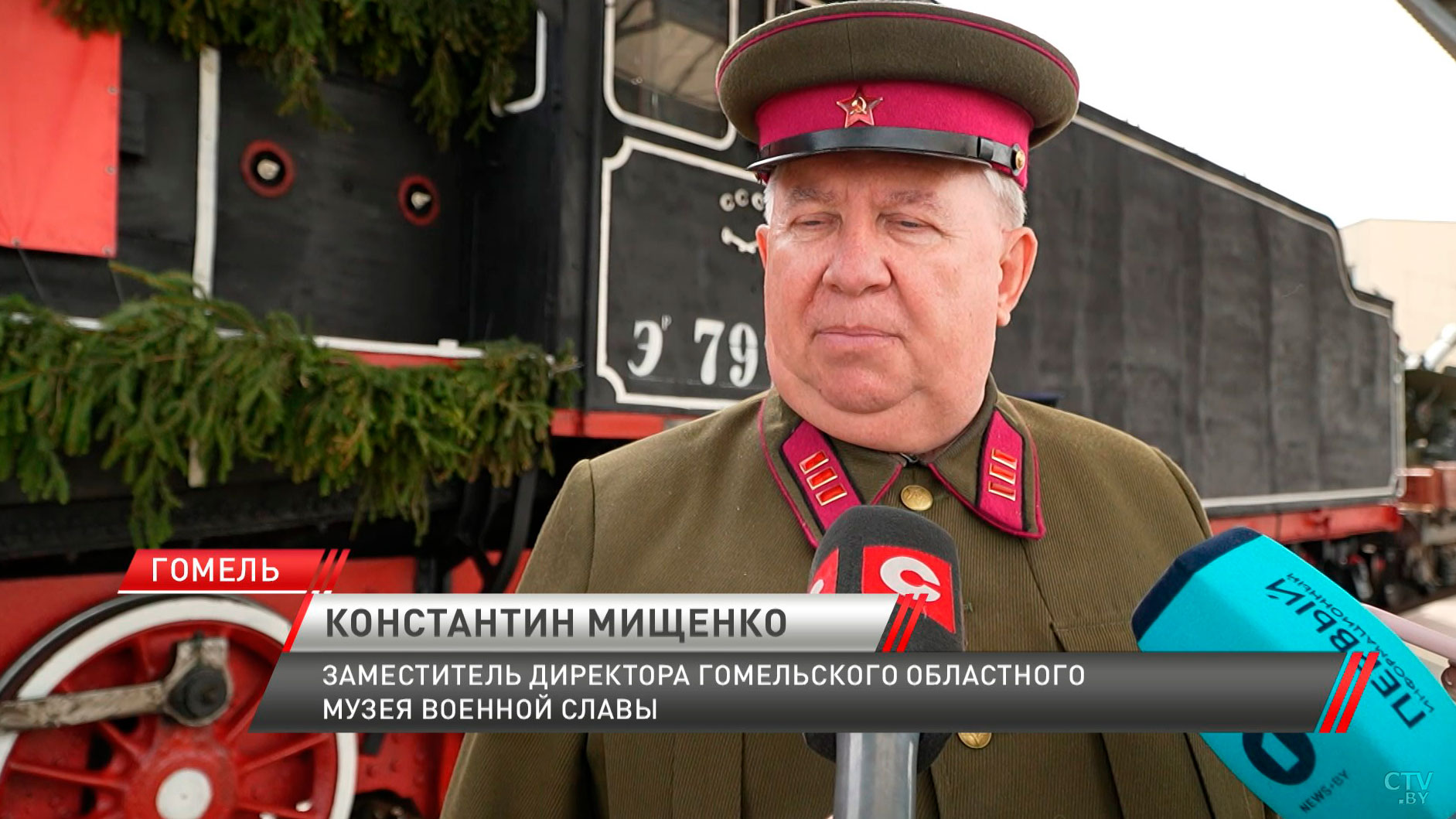 До 9 Мая вокруг Гомеля будет курсировать уникальный состав Победы-4
