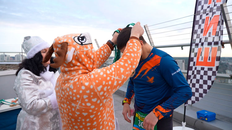 Благотворительный забег прошёл в Национальной библиотеке