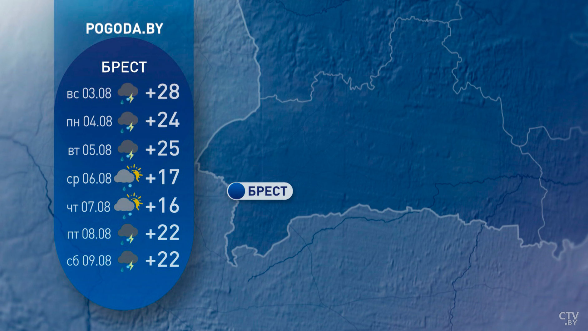 До +30 и дожди – погода в Беларуси на неделю-4