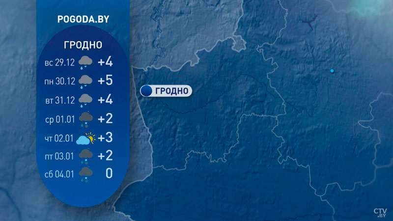 В Беларуси сохранится тёплая погода, но с дождём-5