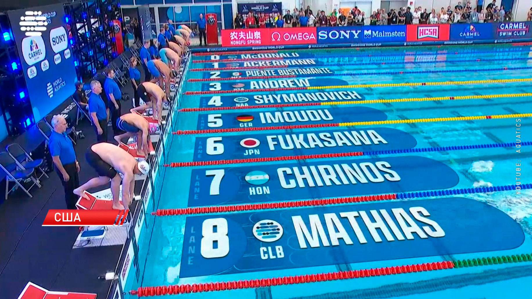 Илья Шиманович стал обладателем двух медалей этапа Кубка мира по плаванию