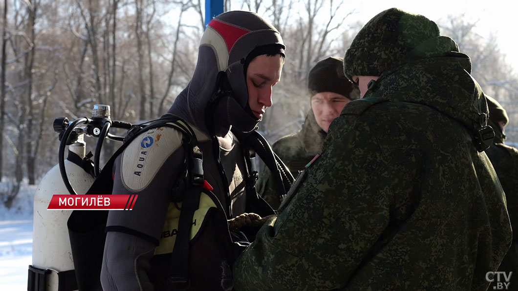 В Могилёве проходит учебный сбор водолазных подразделений Вооружённых Сил Беларуси-2