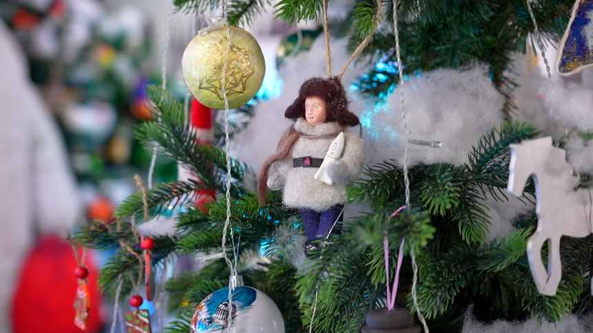 В Музее истории Великой Отечественной войны работает выставка «Ёлочные воспоминания»