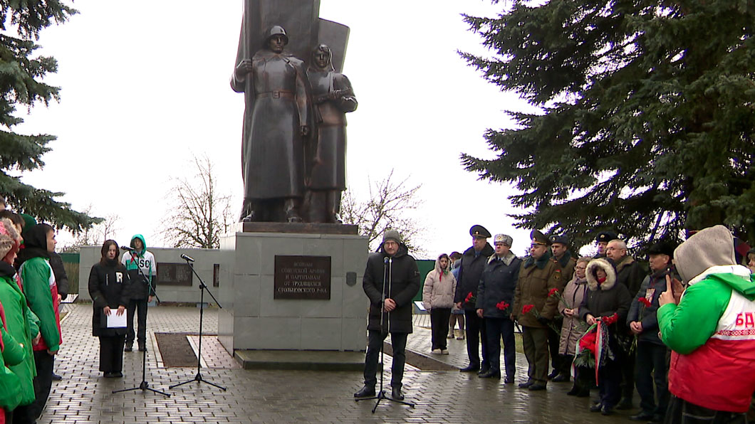 Столбцовский район посетили участники «Звёздного похода» по местам боевой и трудовой славы