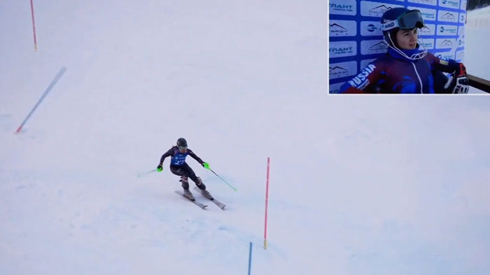 Мария Шканова завоевала бронзовую медаль в турнире по горнолыжному спорту