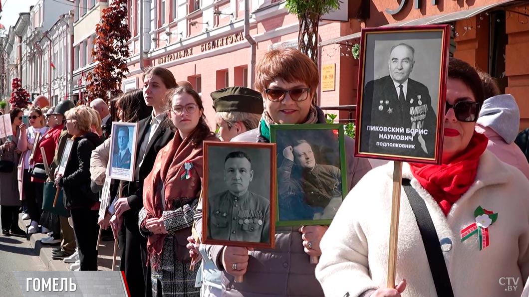 Праздничное шествие, парад и концерты – Гомель празднует День Победы -6
