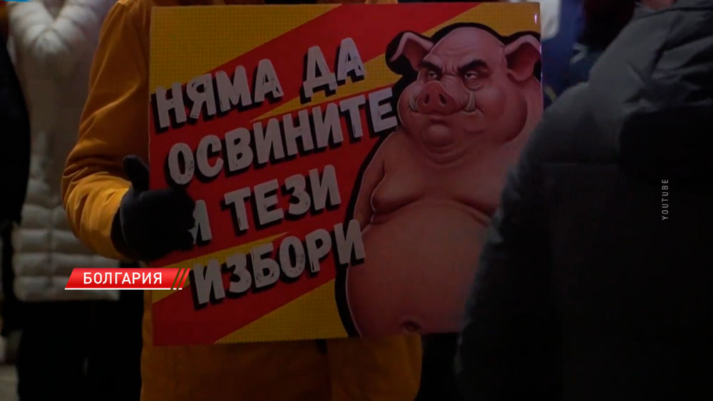 Акция протеста за честное проведение досрочных выборов прошла в Софии