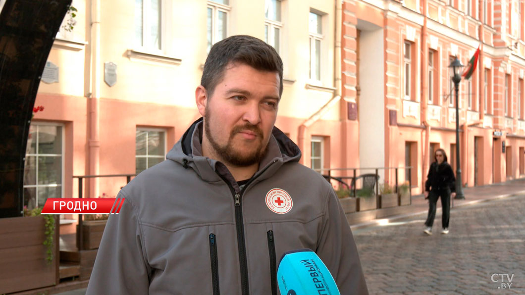 Учения волонтёров Красного Креста прошли в Гродно-4