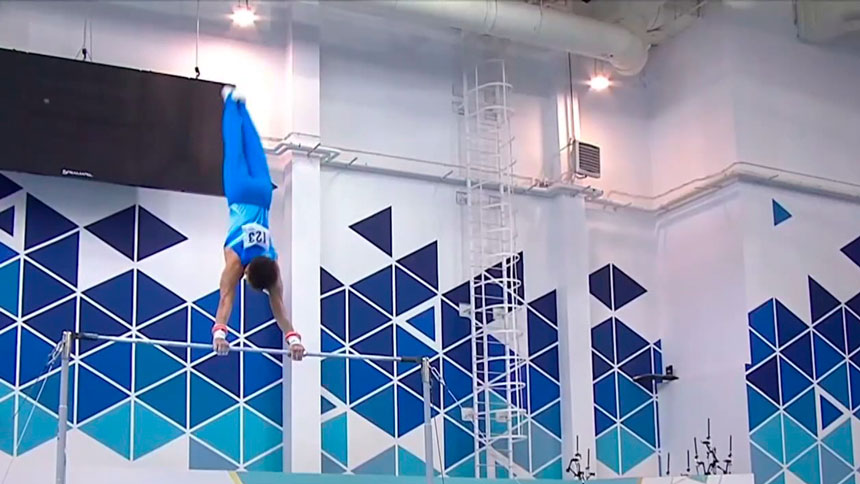 Белорусы успешно начали выступление в Кубке Воронина по спортивной гимнастике