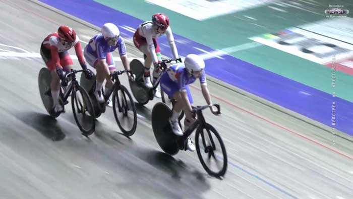 Белоруски заняли весь пьедестал в гонках по очкам Кубка России по велоспорту на треке