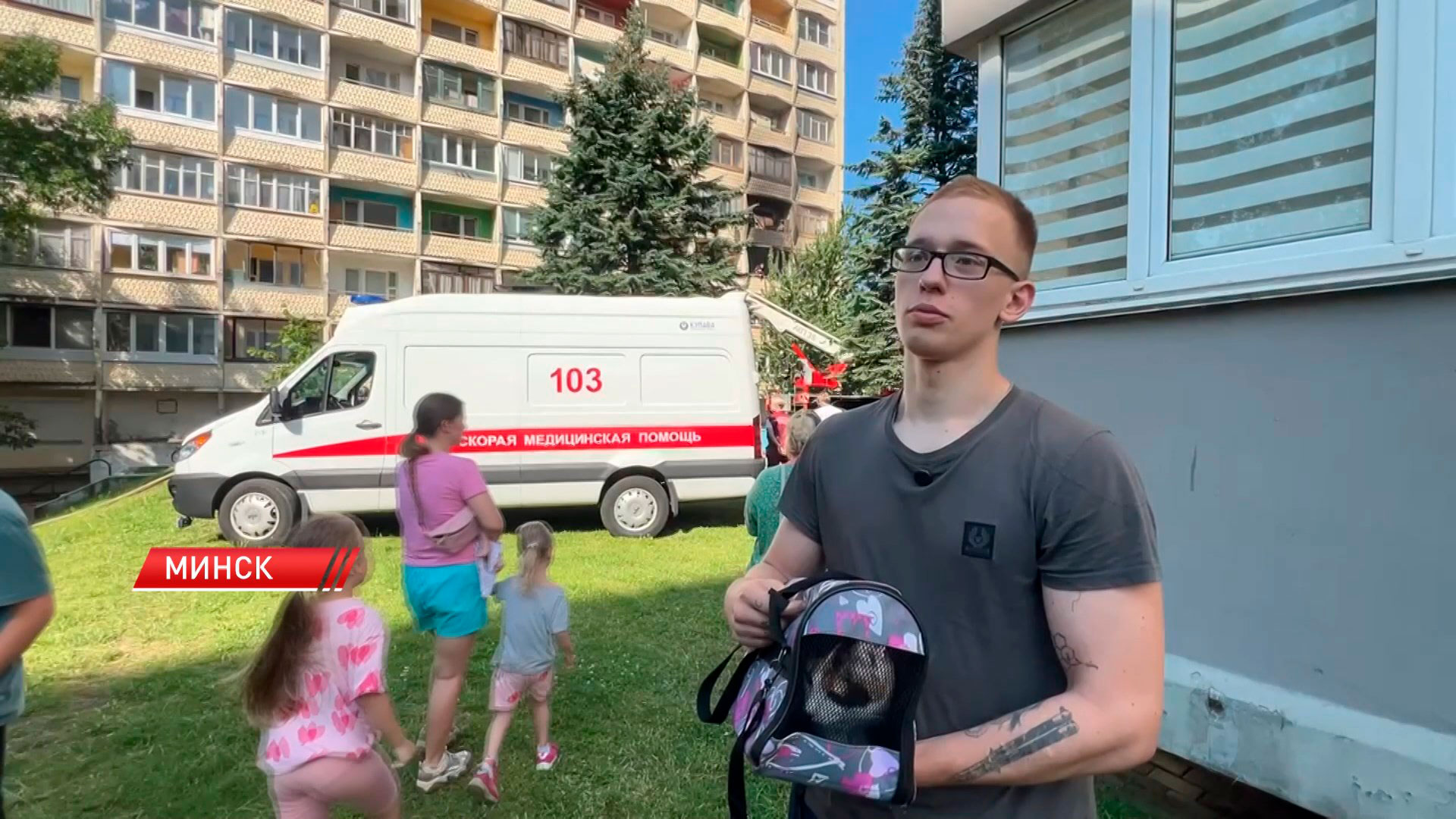 В Минске загорелась квартира в общежитии на Солтыса-4