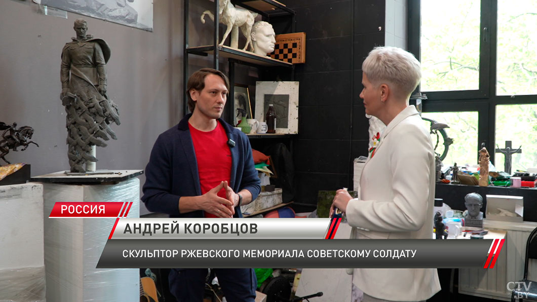 25-метровый воин над плитами с именами героев – скульптор рассказал, как создавал Ржевский мемориал Советскому солдату-3