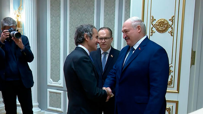 «Мы стали ядерной державой». Президент Беларуси провёл переговоры с главой МАГАТЭ