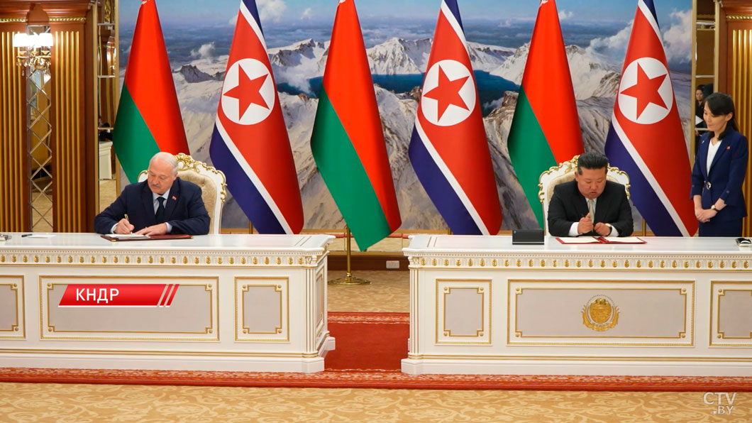 Лукашенко: КНДР ждет великое будущее. Подарки Ким Чен Ыну и итоги встречи-12