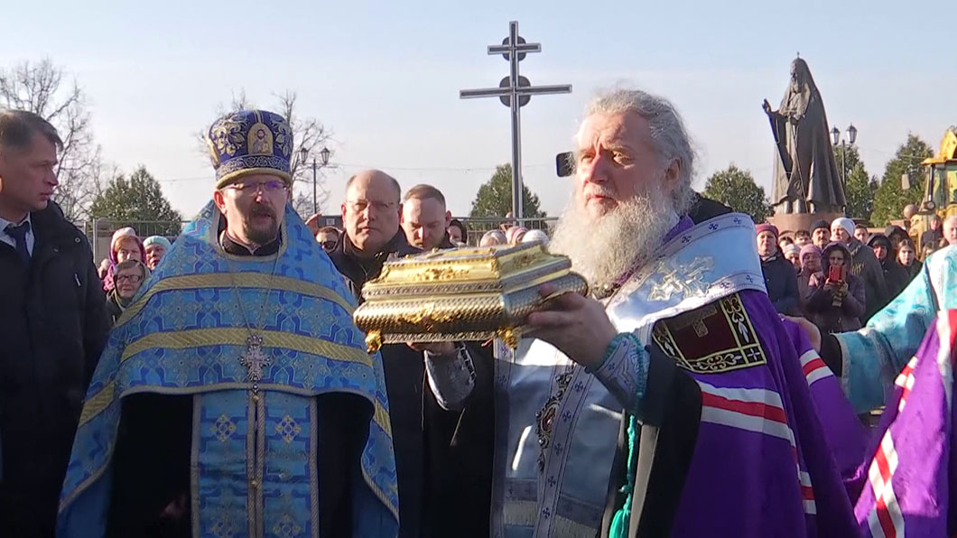 Ковчег с частицей пояса Богородицы доставят в Минск из Санкт-Петербурга Ковчег с частицей пояса Богородицы доставят в Минск из Санкт-Петербурга