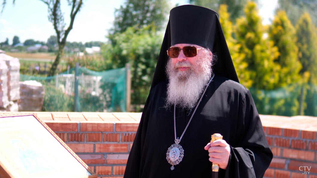 В Дзержинском районе освятили фундамент храма-часовни в честь святой Валентины Минской -2