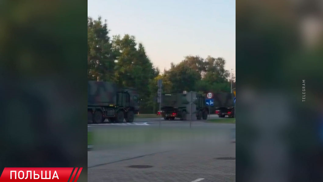 Польша стягивает военную технику к границе с Беларусью-2