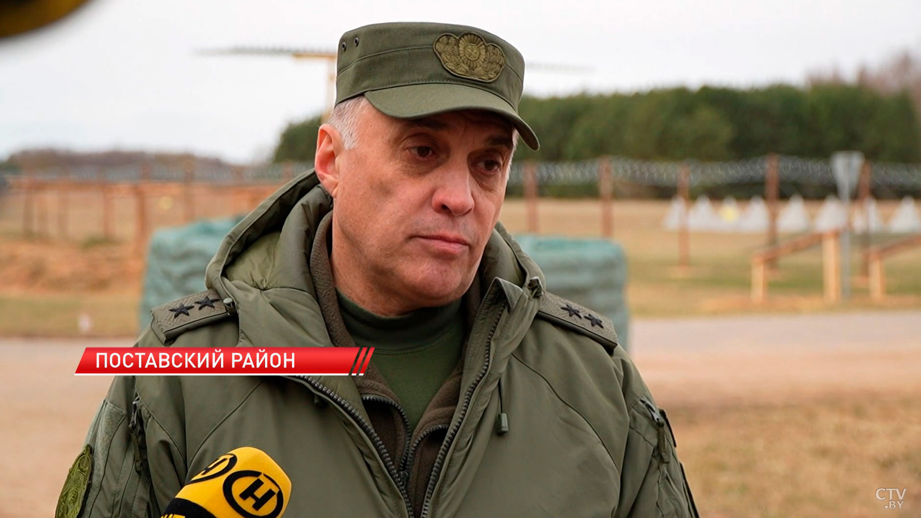Александр Вольфович посетил объекты территориальной обороны в Поставском районе-6
