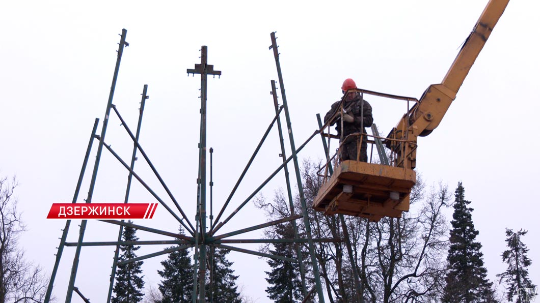 Самую высокую новогоднюю ёлку в Минской области установят в Солигорске-2