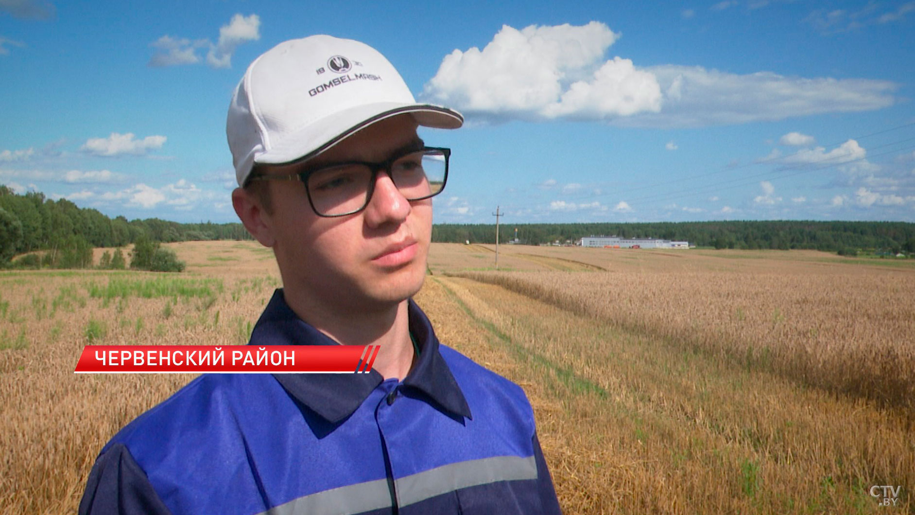 Хозяйства Червенского района завершают уборку озимой пшеницы-6