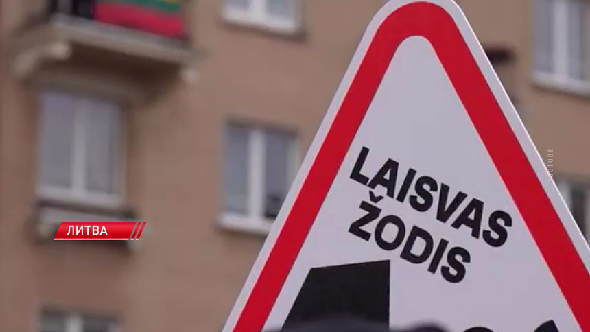 В Вильнюсе прошла масштабная акция протеста