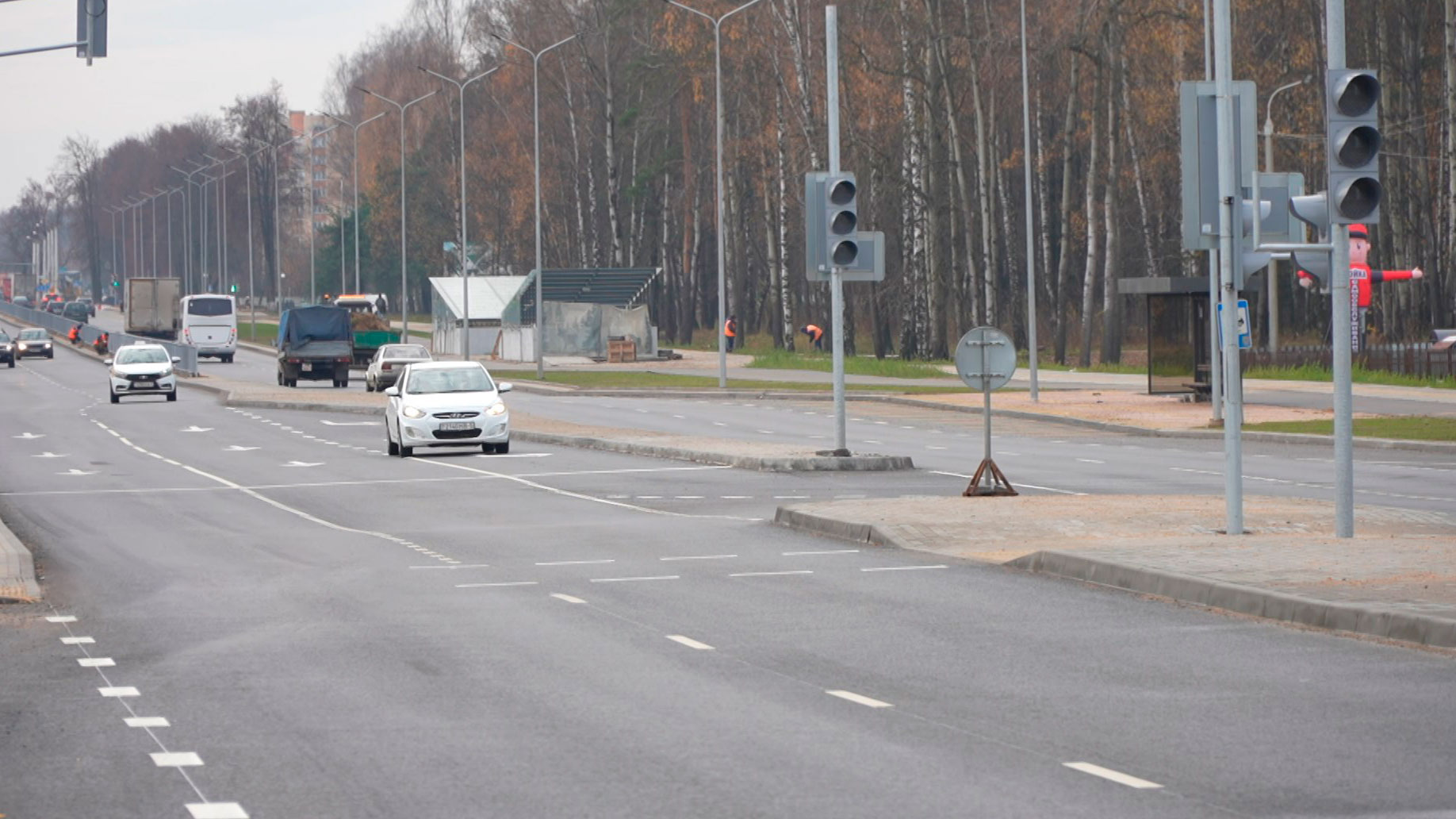 Реконструкция трассы Минск – Борисов находится на завершающем этапе Реконструкция трассы Минск – Борисов находится на завершающем этапе