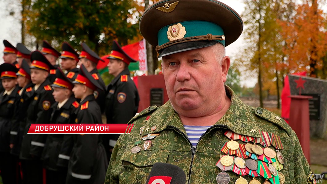 Останки пяти погибших в годы Великой Отечественной человек перезахоронили в деревне Марьино -6 Останки пяти погибших в годы Великой Отечественной человек перезахоронили в деревне Марьино -6